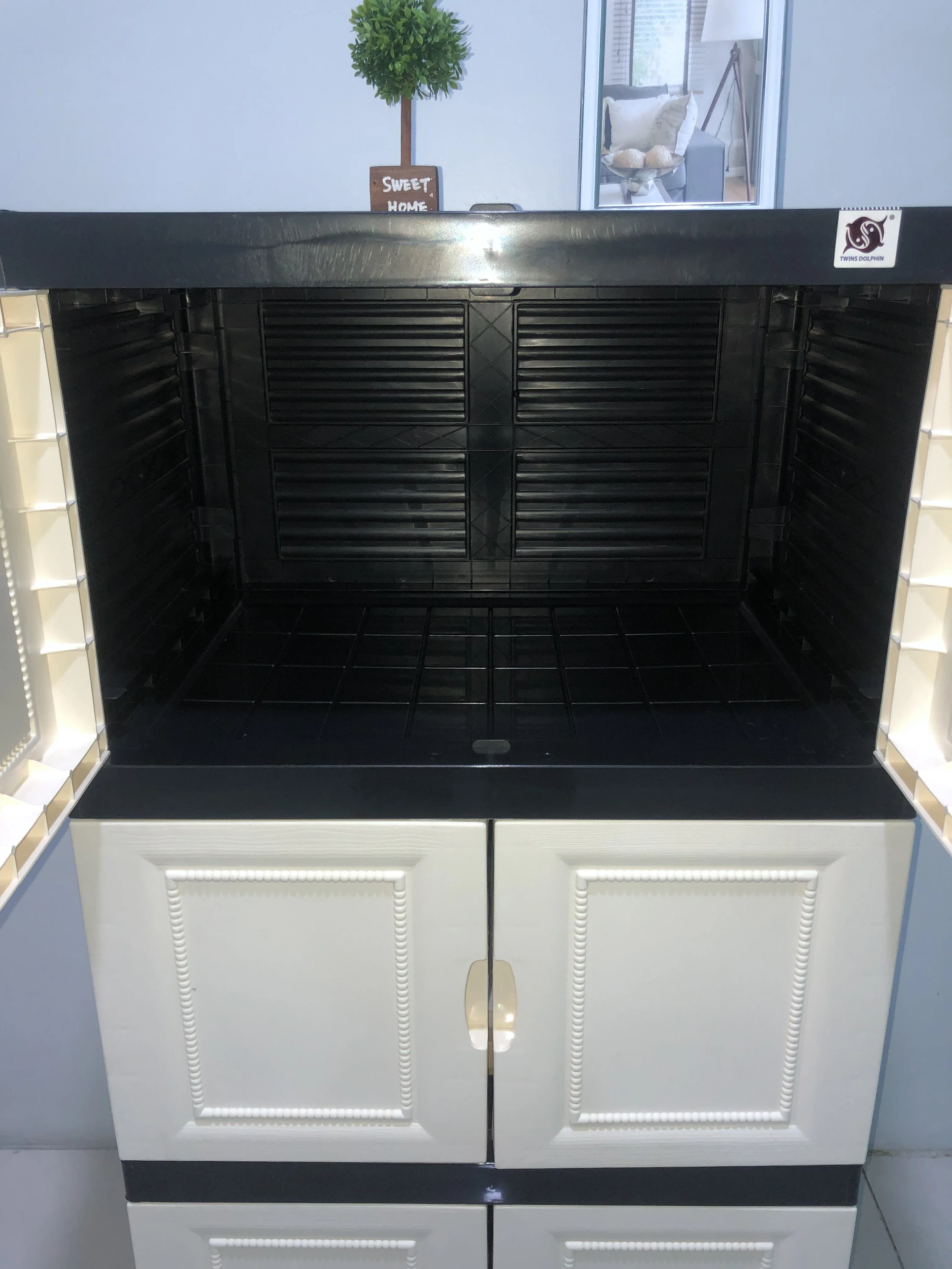 2023 Best Selling Wholesale 3 Tier Plastic Storage Cabinet Modern Design with Door Best for Home and Office Self Installation