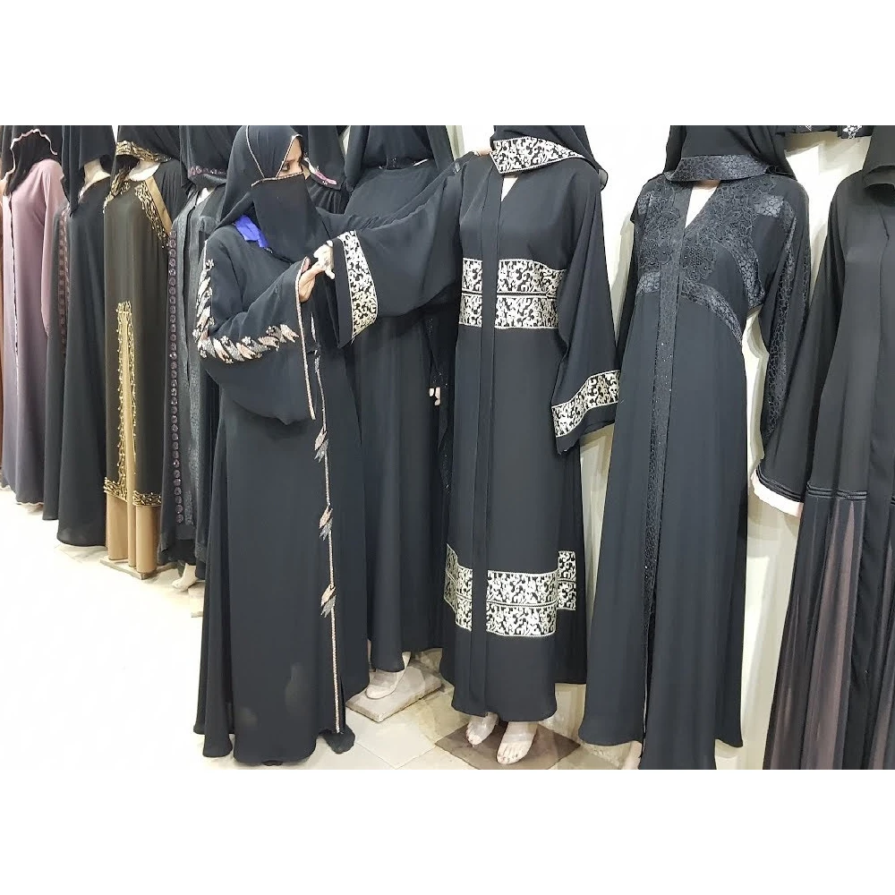 Online Sale Summer Casual Spring 2024 Islamic Modest Top For Ladies Arabic Plus Size Long Muslim Dresses For Women