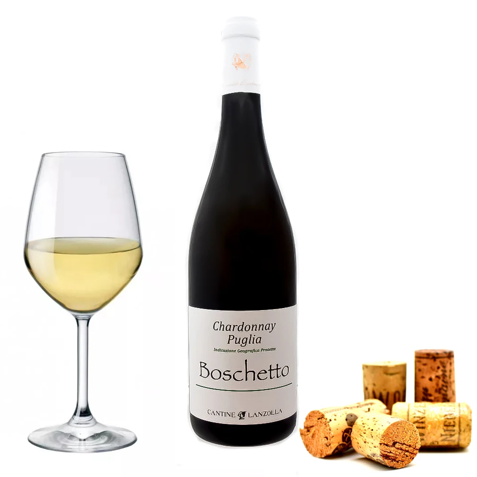 Italian Wine Chardonnay Boschetto I.G.P White Wine
