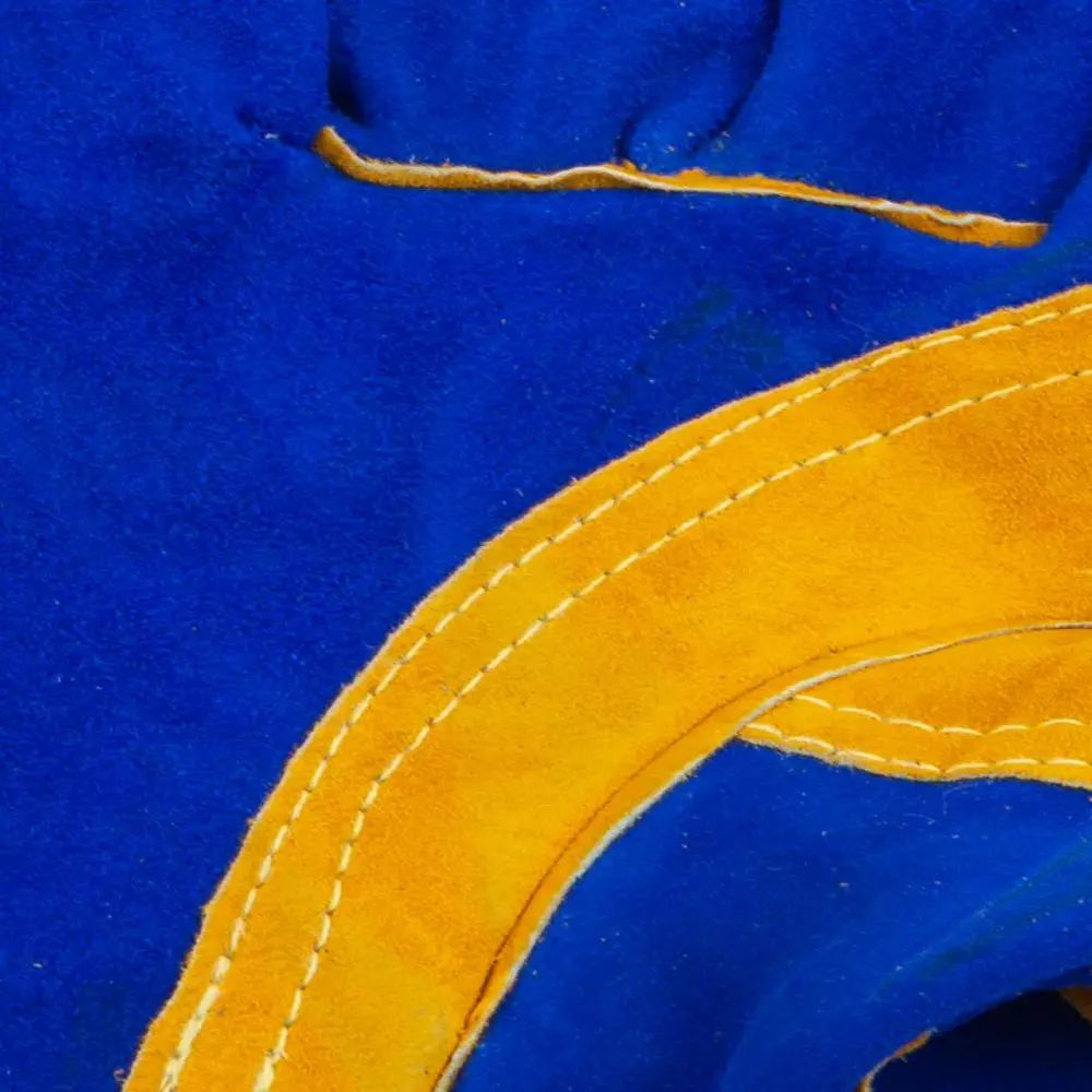 Anti-heat Cowhide Leather Work Gloves Fire Proof Leather Welding Gloves Cut Resistant Welding Gloves