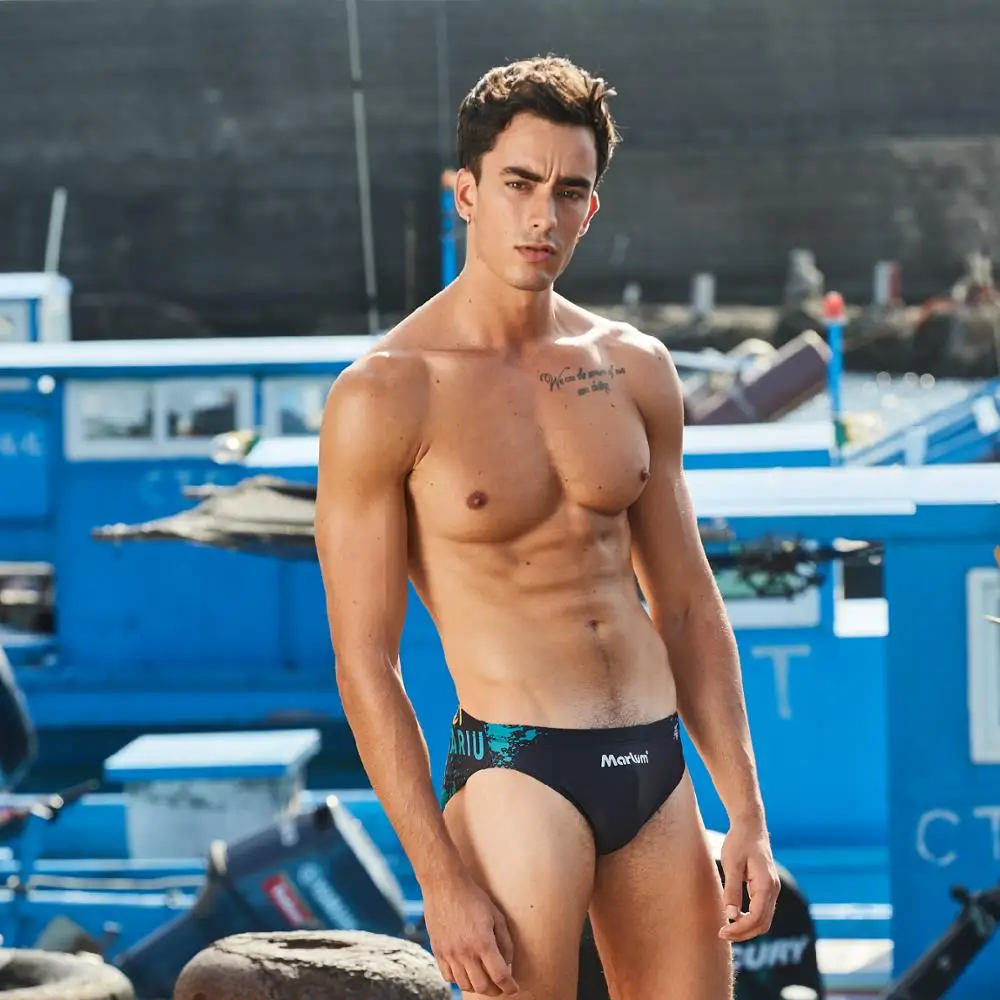 
2019 new arrival custom swim briefs printing swimwear for men 