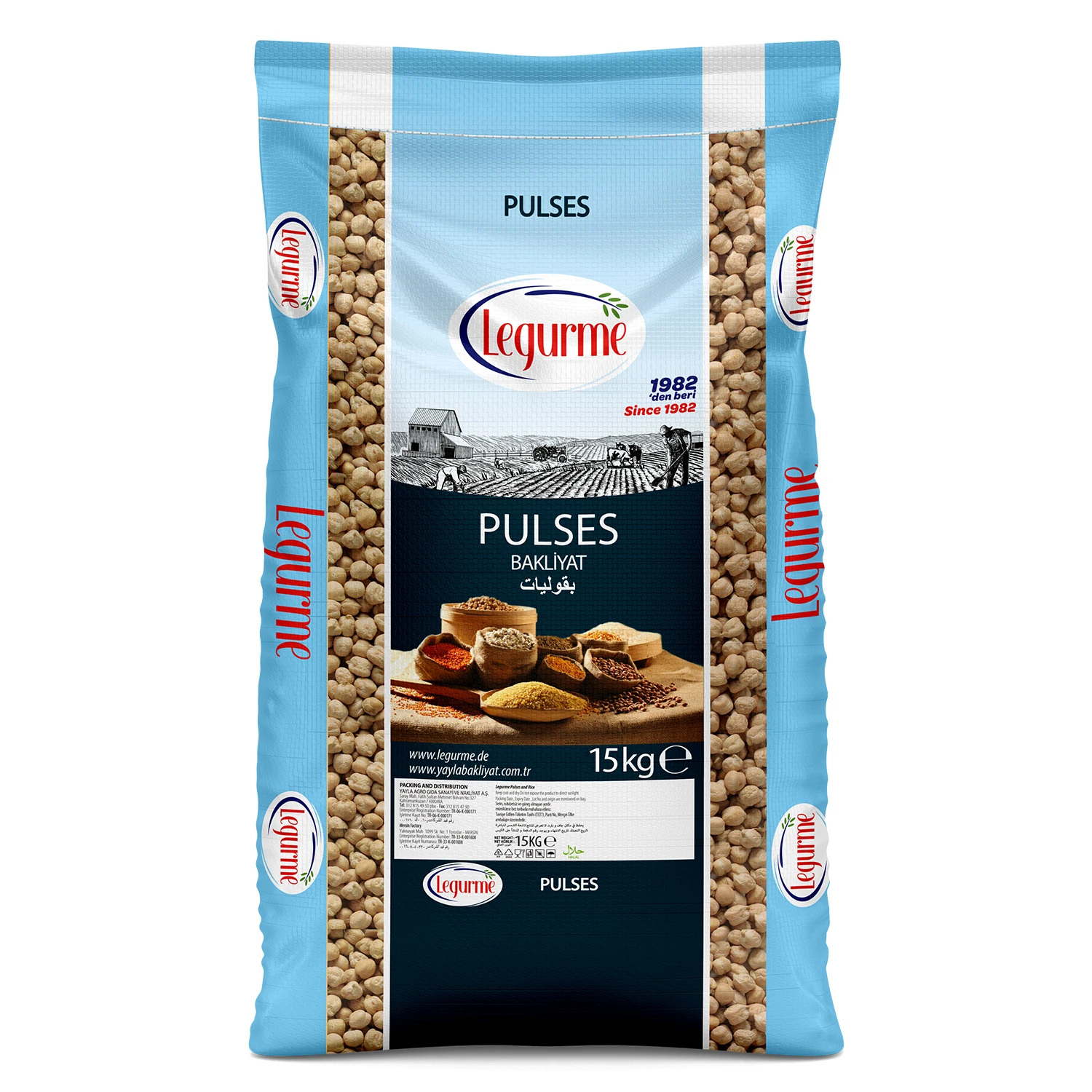 Legurme High Quality Best Price 15 Kg Chickpeas | Shelf Life 24 months | Dry Product | Custom Packaging  | Made in Turkey |