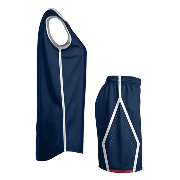 
Simple Basketball uniform With Customized Logo and Printing For Adults 