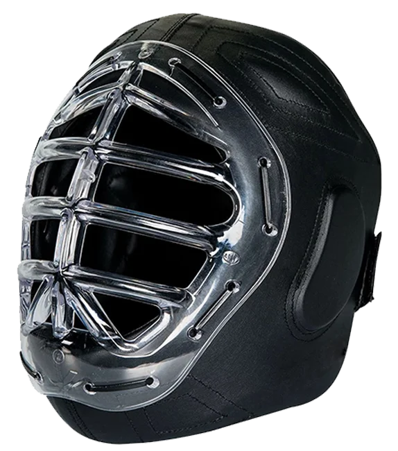 Защитный чехол для головы TEAKWONDO из искусственной кожи с пластиковой защитой