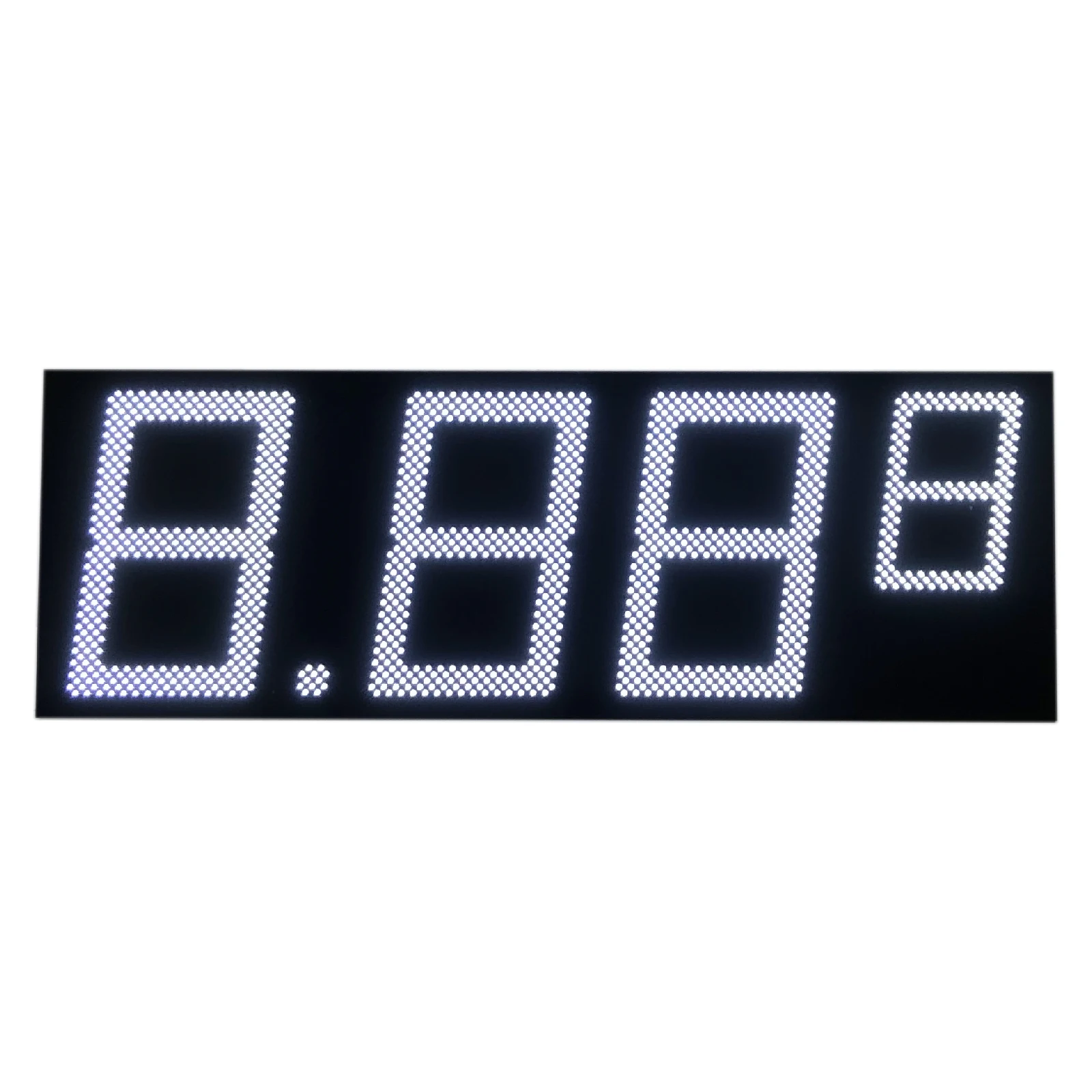 High quality Made in Italy LED Price Display Red H450mm for gas station