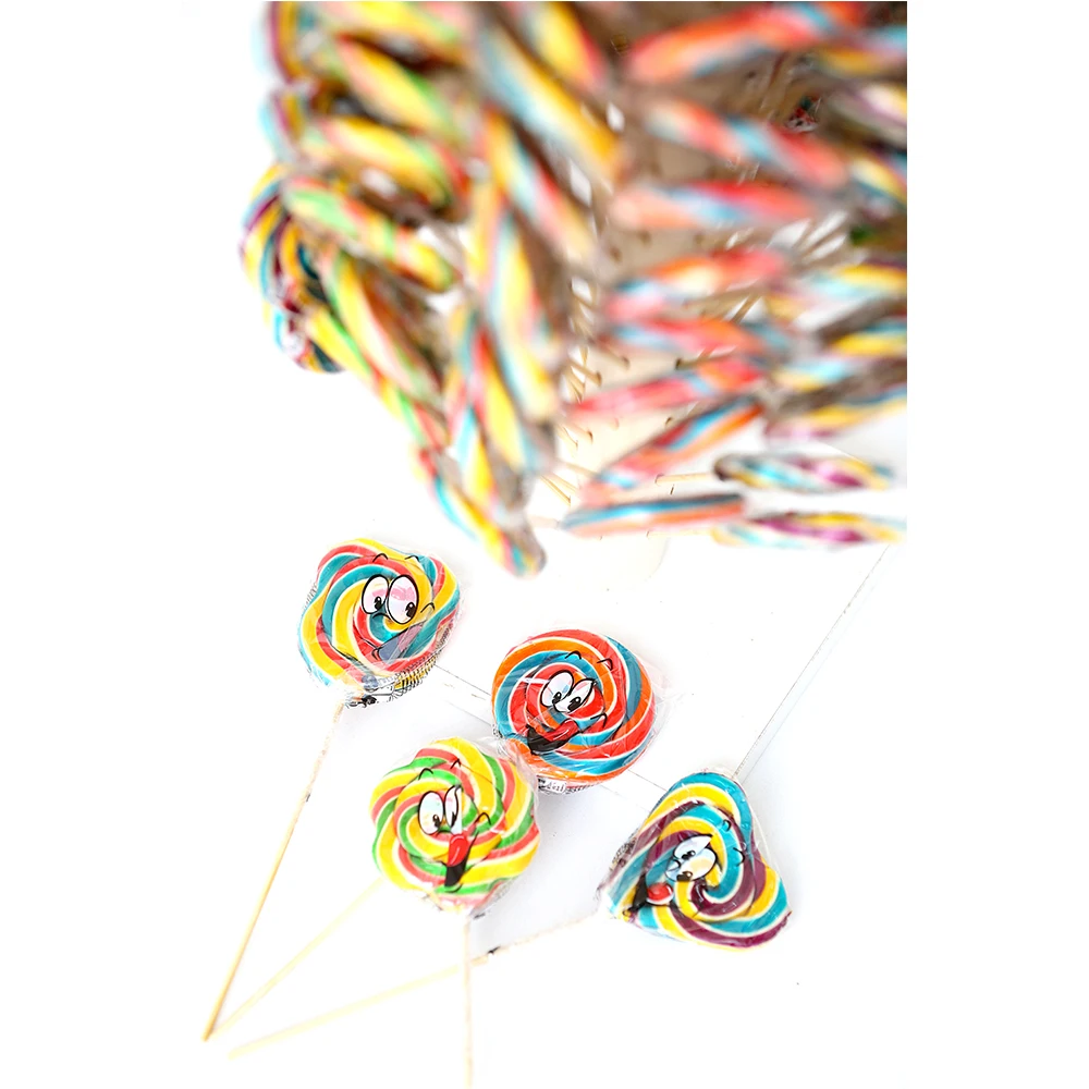 
KUKI COLORFUL ROUND LOLLIPOP CANDY 