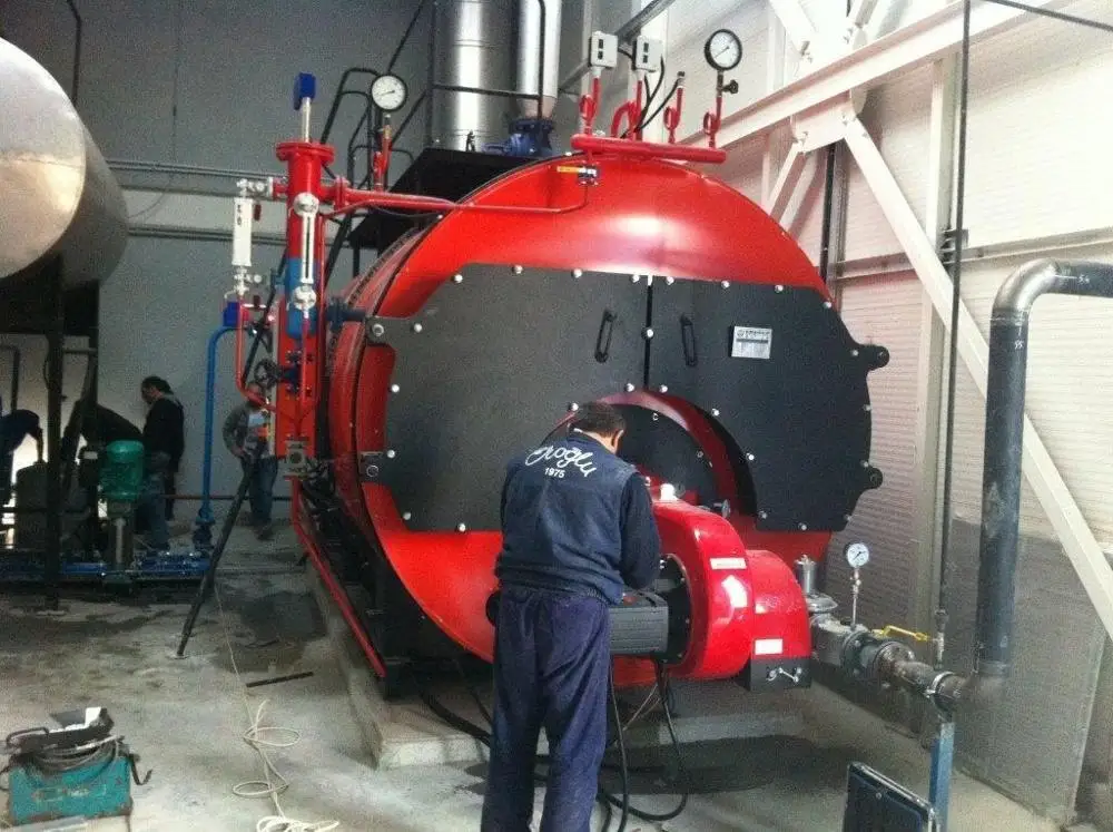 Fire smoke tube STEAM BOILER 3 PASS Industrial Full Automatic up to 20 Ton/h Horizontal Style Boiler Parts CE CERTIFICATION