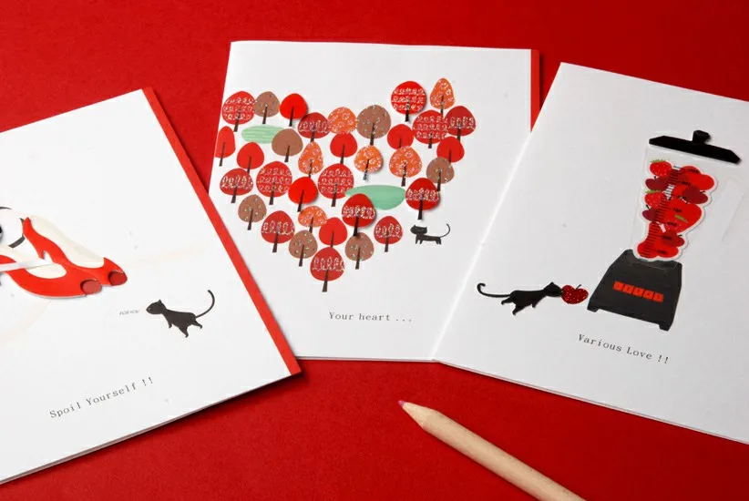 [8R] Laser Cut New York Handmade Card for Souvenir and Thank You Card