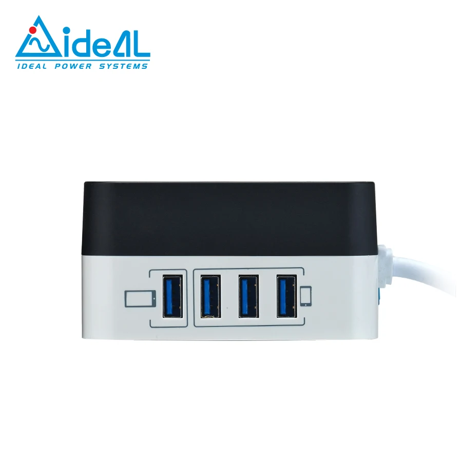 USB Smart Charger Surge Protector Multi-outlet Power Strip