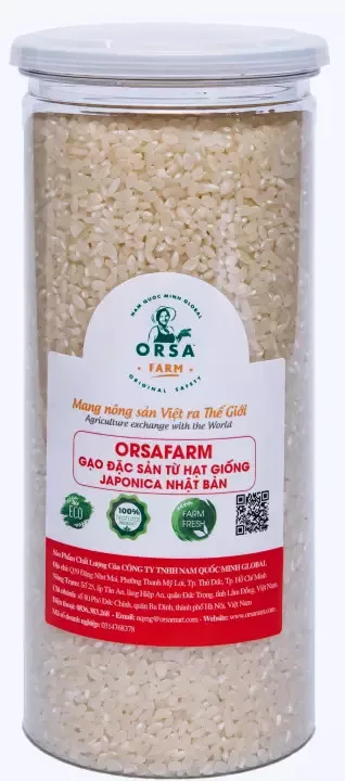 Wholesale Orsafarm Specialty Japanese Japonica Seed Rice (5kg) Round Rice High Protein Japonica Rice Short Grain for Sushi