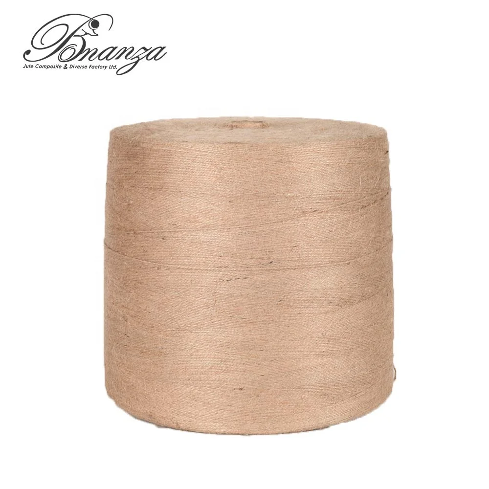 JY-0006 10Lbs-2ply (гессенской качества) джутовая пряжа из Bonanza натурального джута сложные и разнообразные завод