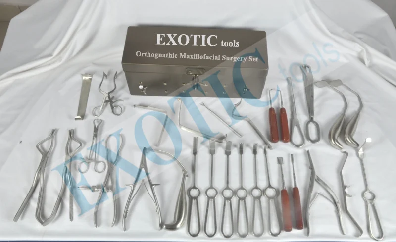 Maxillofacial Surgery Instruments Complete Set Of 29 Pieces and Sterilization Box Reasonable Price with Premium Quality