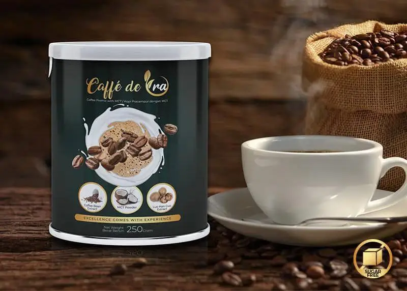 High Quality 100% Keto Caffe de Ora Instant Coffee with Natural Nutritious Luo Han Guo extract