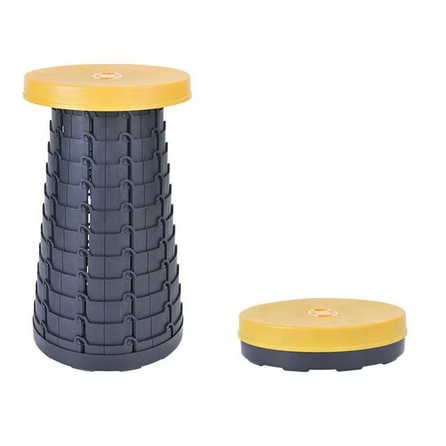 retractable folding stool portable lightweight seat outdoor fishing stool