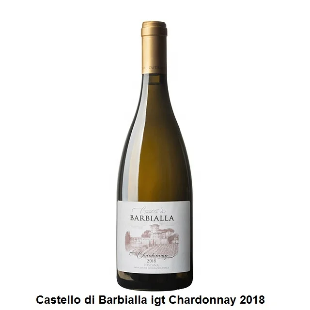 White wine supertuscan Chardoannay  2019