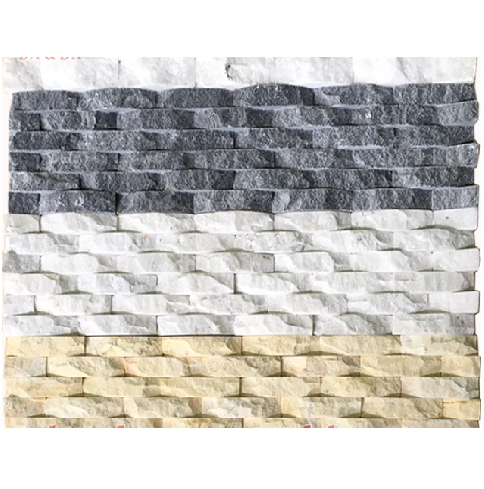 Viet Nam Company Offers Yellow Gold Line Combed Stone Cheap Price Natural Marble Outdoor Tile Dolomite Split Surface Finishing