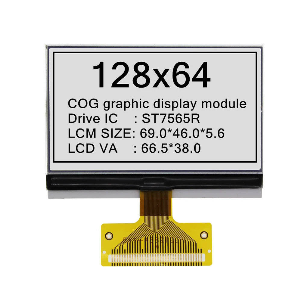 
CUSTOM12864 COG FPC LCD DISPLAY MODULE 
