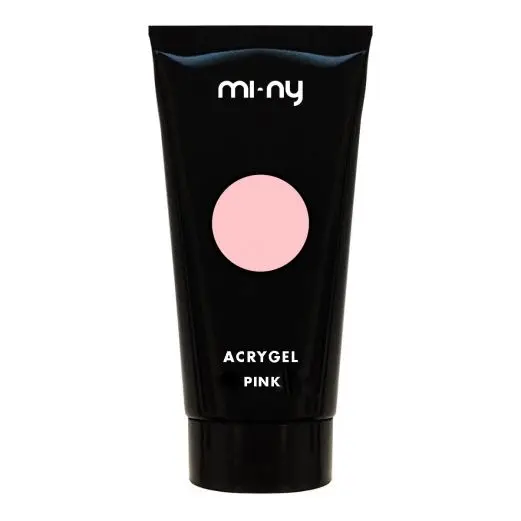 HIGH QUALITY ITALIAN ACRYGEL FOR NAIL RECONSTRUCTION HYBRID METHOD FOR GEL NAILS MI-NY BRAND COLOR PINK