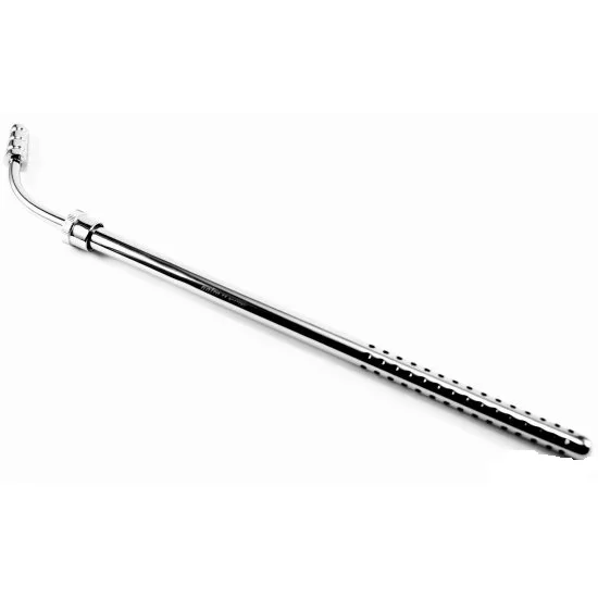 Пул всасывающая трубка изогнутая Брюшная нержавеющая сталь высокого качества 20 см диаметр 8 мм Mahersi