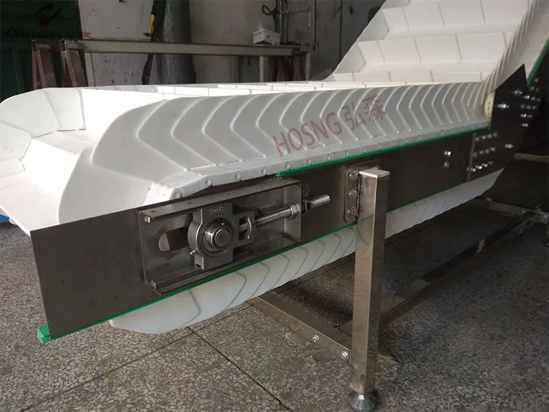 Одобренная CE Цена по прейскуранту завода пищевой наклонный ленточный элеватор конвейерная система для замороженных продуктов