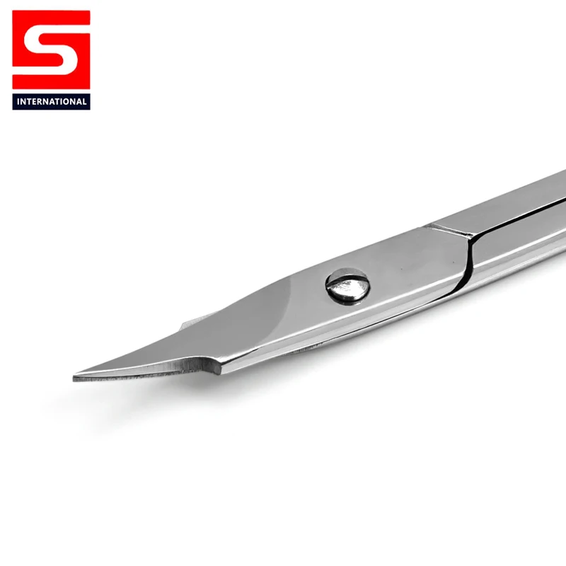  Ножницы для кутикулы из нержавеющей стали розового цвета многофункциональные ножницы маникюра и педикюра обрезки ногтей макияжа