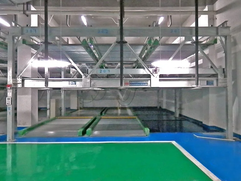 hydraulic car garage duplex Parking solution automatic smart vertical Puzzle parking system