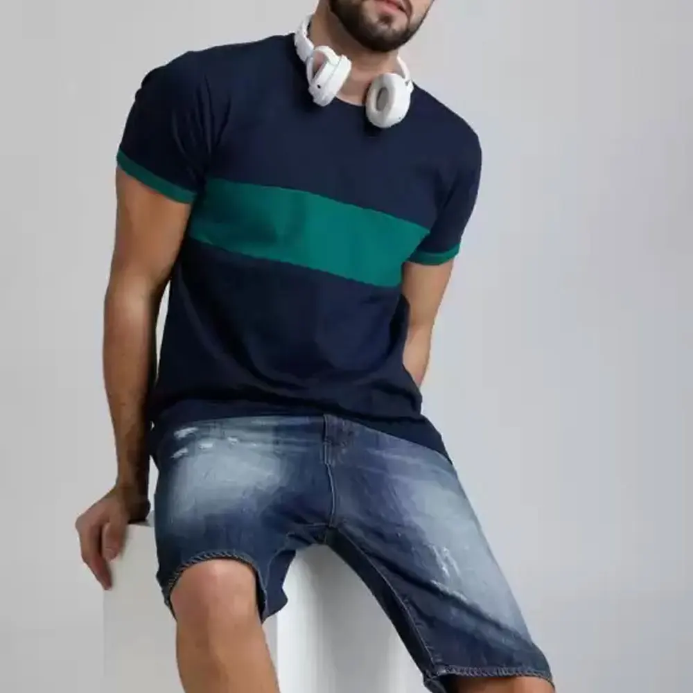 
2021 Cheap Price 100% Cotton Plain T-Shirt For Men Custom Breathable Top Product Men T-Shirt 