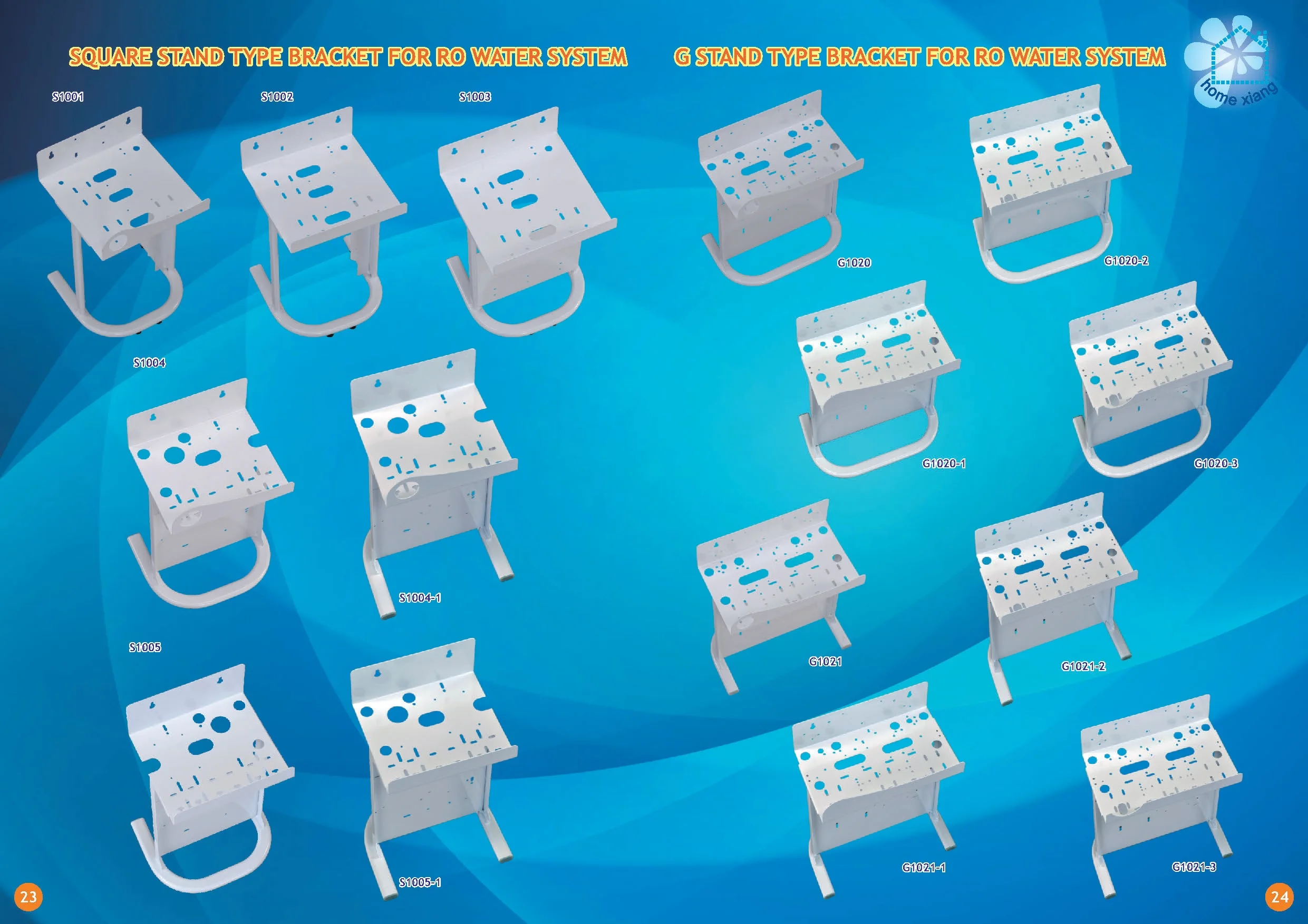 5 stage 50/75/100 g Membrane Water Filter Bracket with Pump Storage