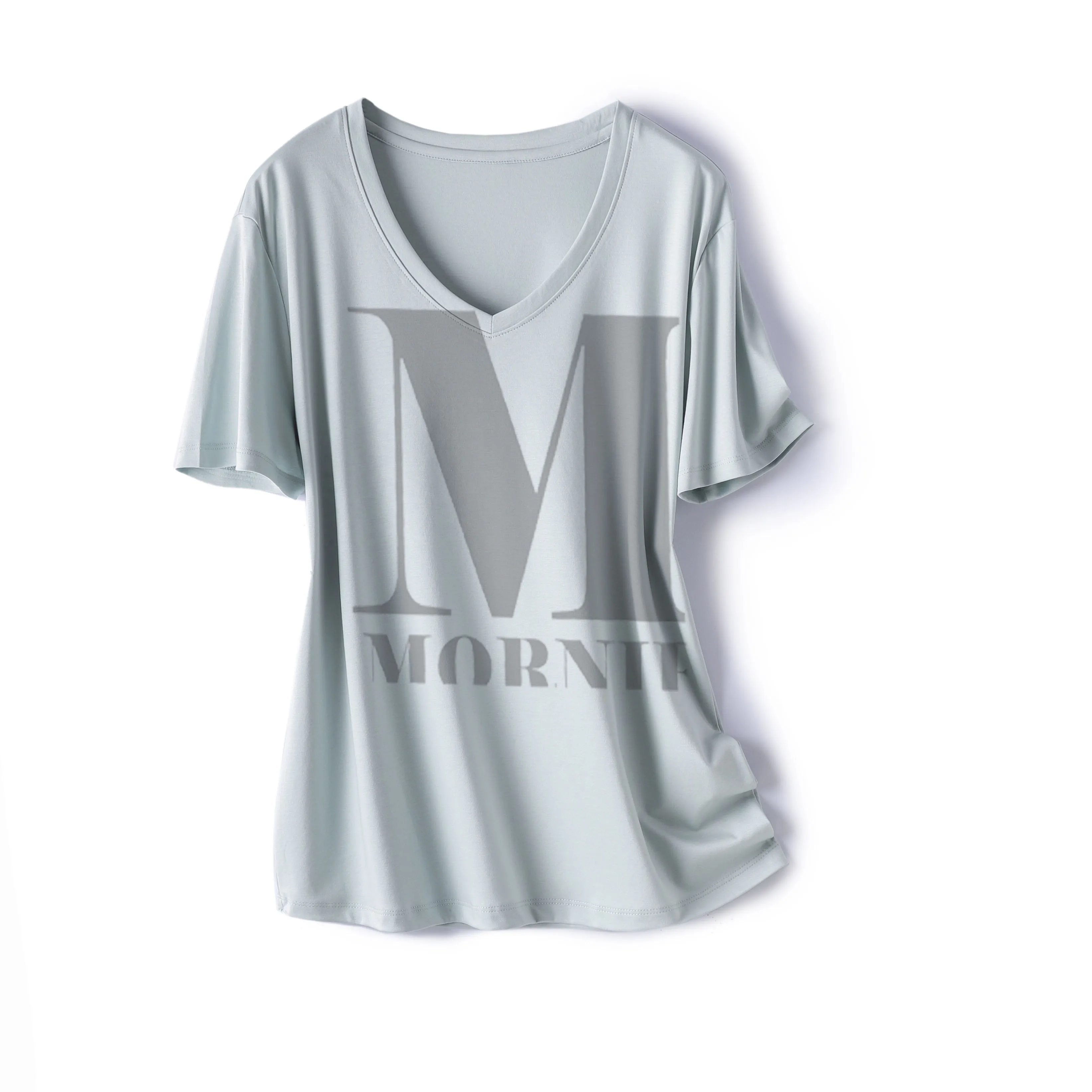 
2021 manufacturers direct sales high quality loose real silk T-shirt for women 1 buyer 