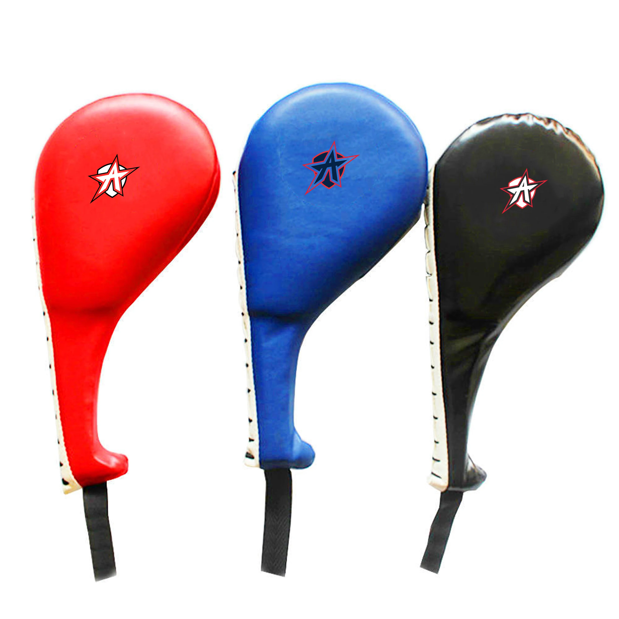 Taekwondo Double Kicking Clapper For Target Boxing Pu Leather Striking Pads Martial Arts Kicking Pads