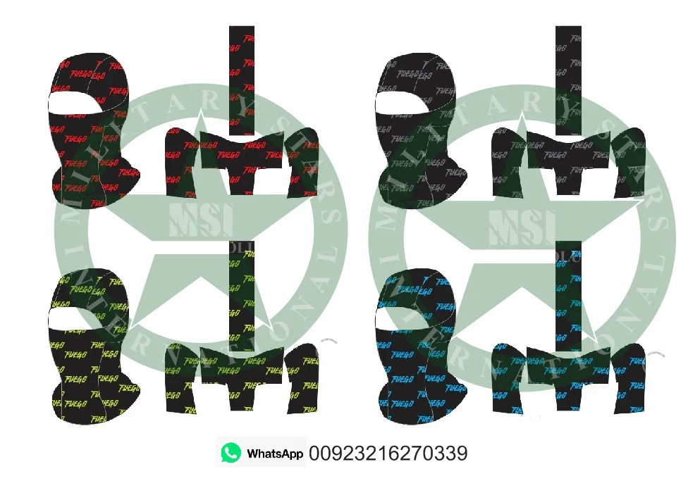 Custom printed logo full face mask balaclava Wholesale polyester balaclava for motorcycle