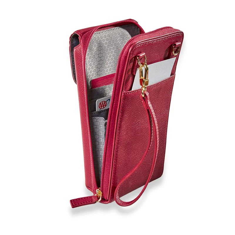 Multifunctional Italian Leather Sacs A Main Pour Femmes  Shoulder Sling Bag Handbags For Wom Bolsas Crossbody Wallet Phone Case