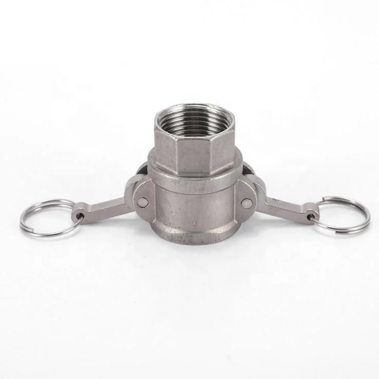 
1' BSPT Female Thread 304 Stainless Steel Camlock Pipe Fittings DN25 Type D SS304 Connector Cam Lock Water Hose Coupling 