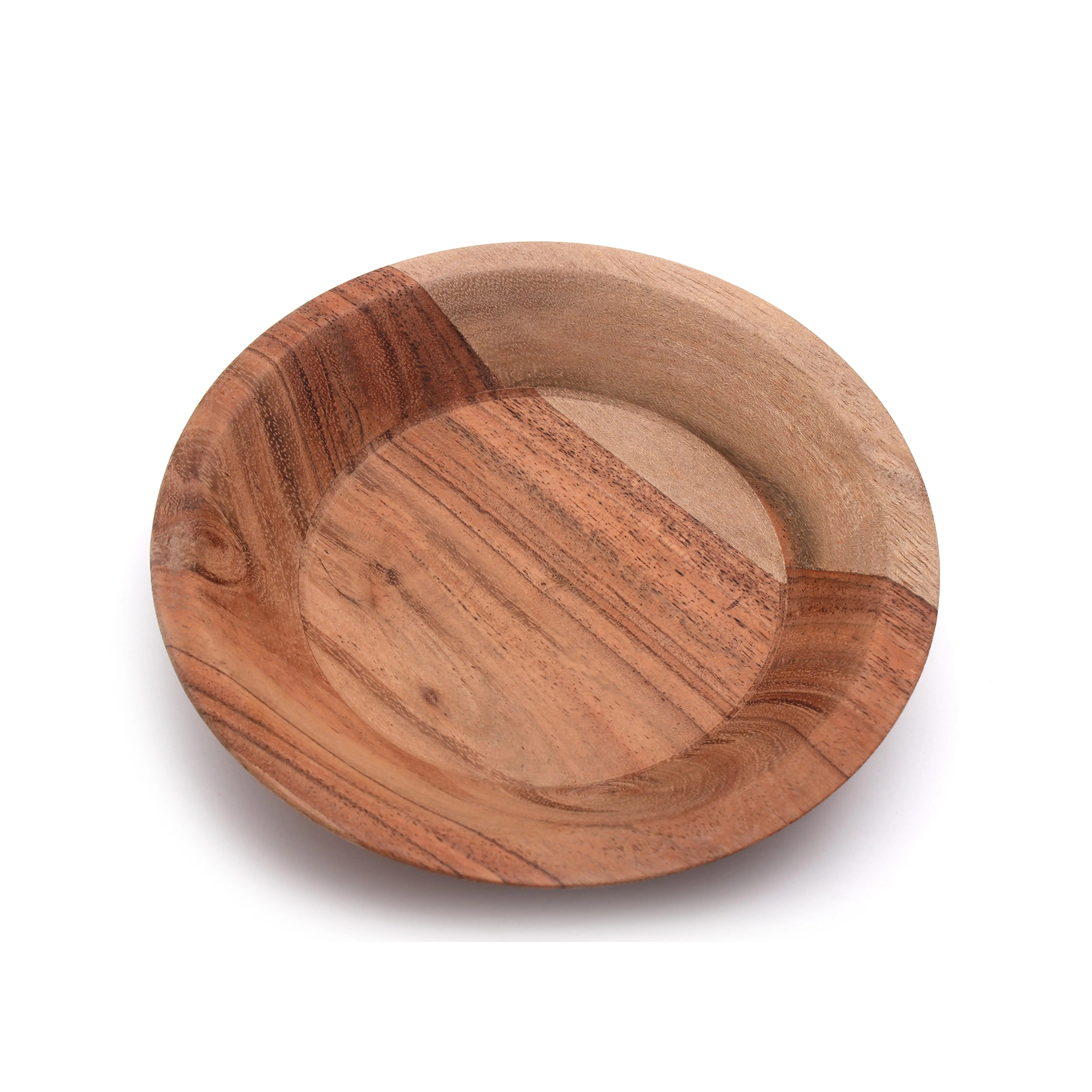 Acacia Wooden Bowl Maggie Pasta Serving Wooden Round Shape Bowl Eco Friendly Wholesale High Quality Extra Large Wooden Bowl