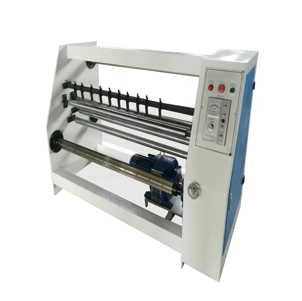 PVC MDF Longitudinal Cutting Outgoing Rewinding Roll Slitting Machine