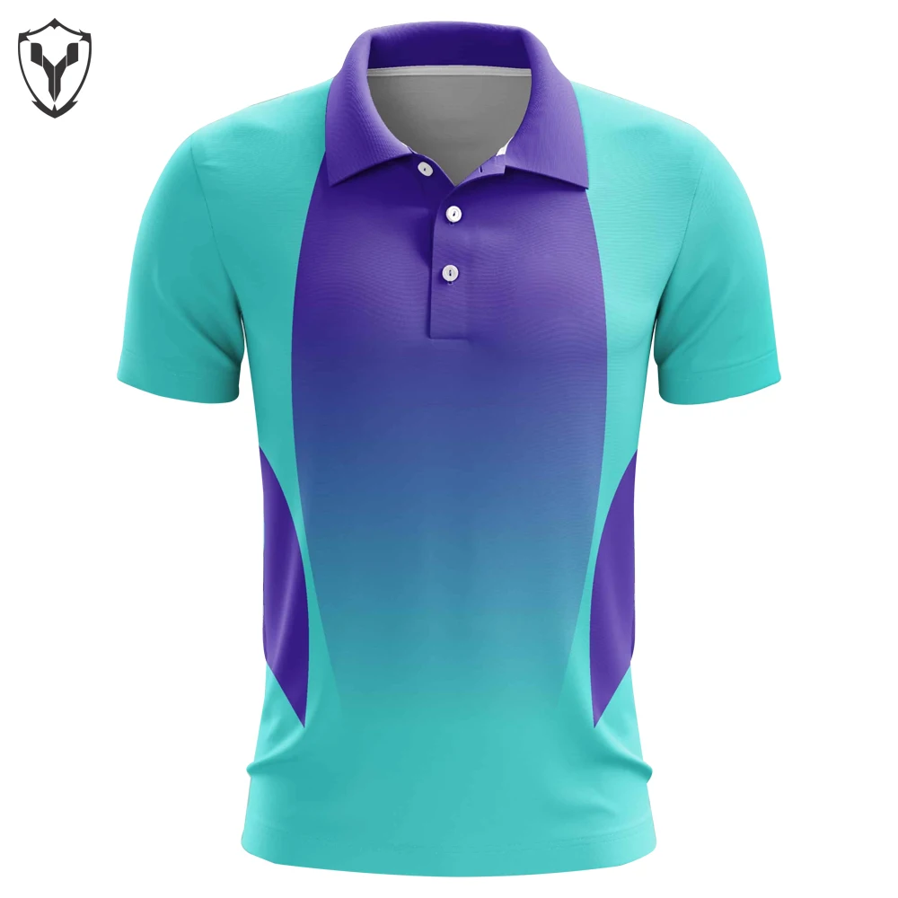 New Design Jersey Cricket Sublimated Sports Short Sleeve Polo Collar Latest Cheap Top Quality Fancy Stitched Arrival For Men