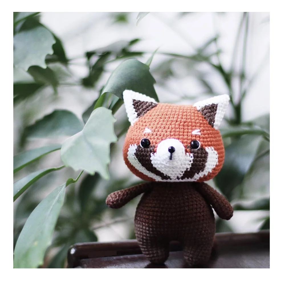 Hot Seller Fox Toy Knitted  Gift Crochet Handmade Toys
