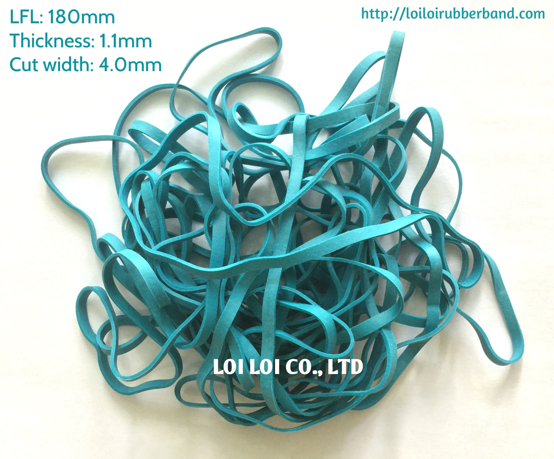 Vietnam manufacturer Natural BLUE rubber band big size 2 inches Diameter for Packaging use with Good Quality Durable bands