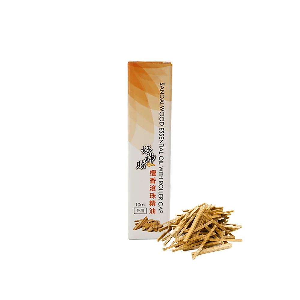 Флакон с эфирным маслом сандалового дерева для успокоения нервов