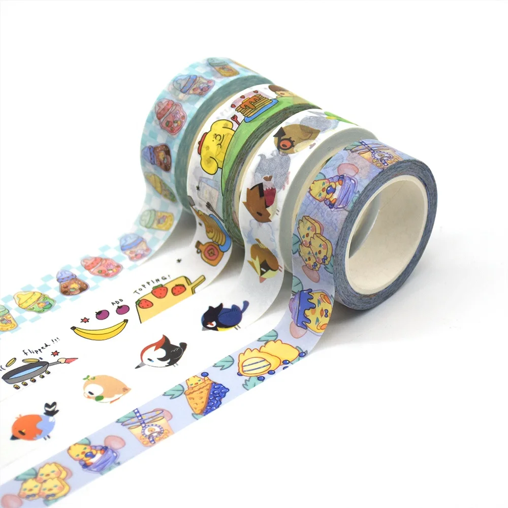 Pendant Masking Zodiac Washi Tape Decorative Paper Waterproof Your Own Design Yellow Custom Acrylic OEM Offer Printing CN;GUA