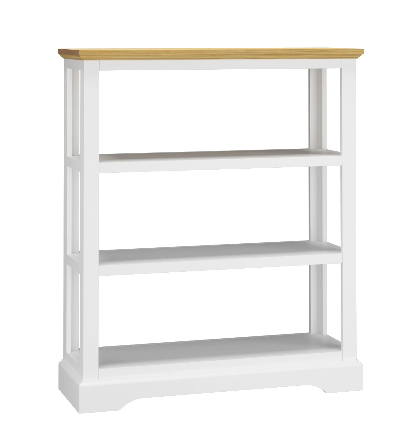 
Wood Shelf Home Living Room White Painting 