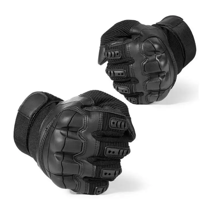 Тактические перчатки Военные резиновые с твердыми костяшками