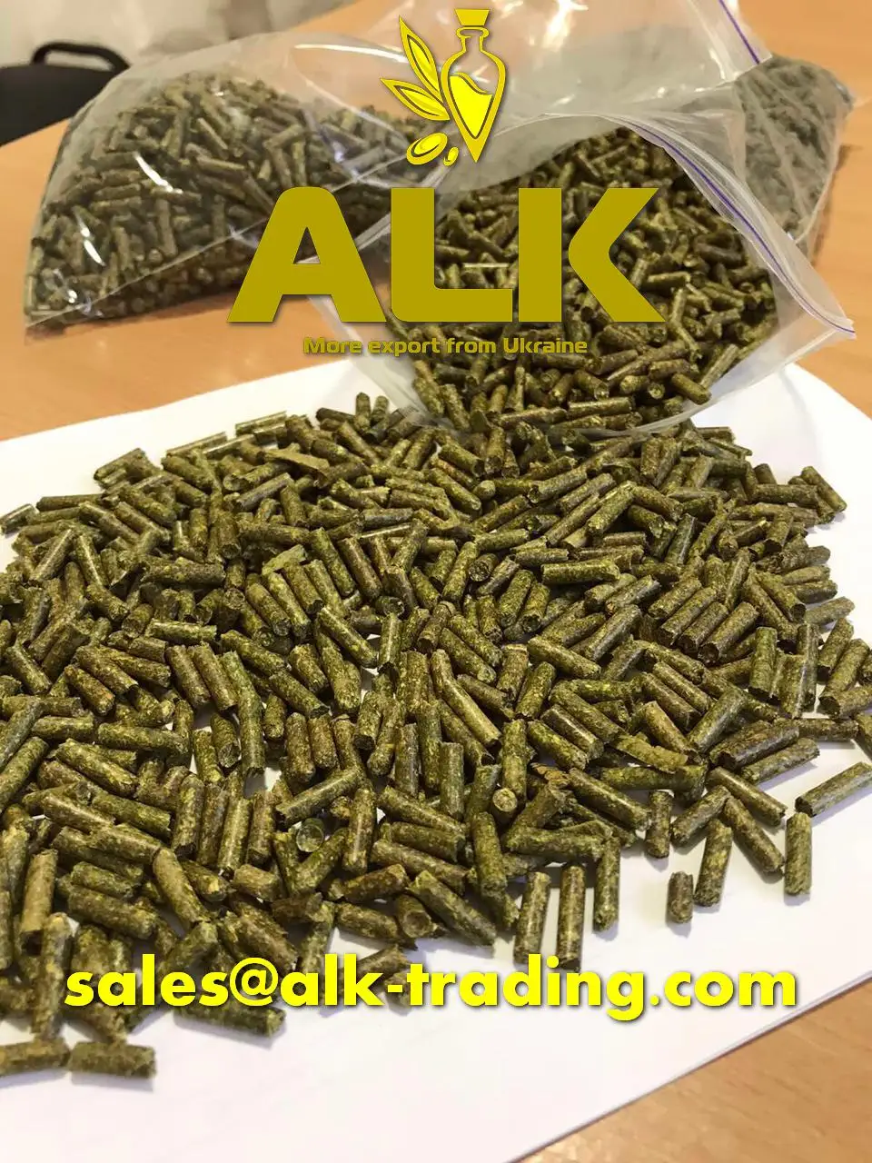 Гранулы Alfalfa для корма животных