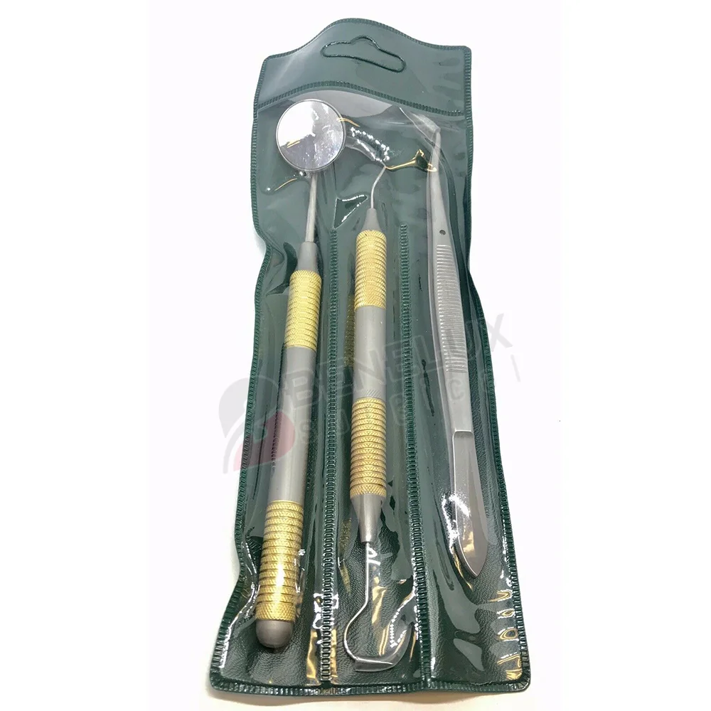 Индивидуальное стоматологическое зеркало для рта и скалер набор уборки гигиены осмотра