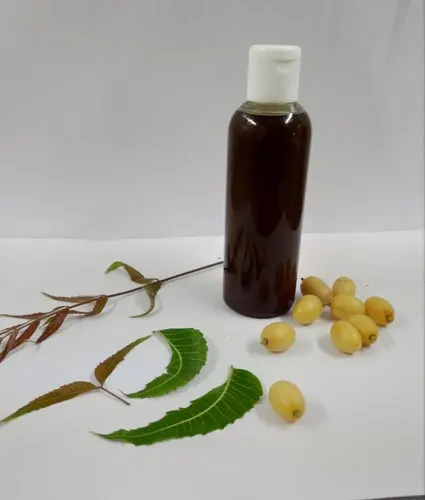 OMRI Listed Neem Seed Oil 250ml Bottle Packing for Sale used in Agriculture as Pesticides Made in India Organic Certification