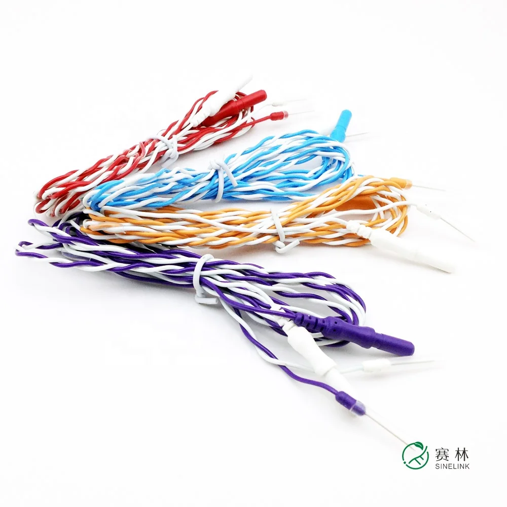 IONM Subdermal Disposable Twisted Pairs Dual ground Needle EMG Electrodes
