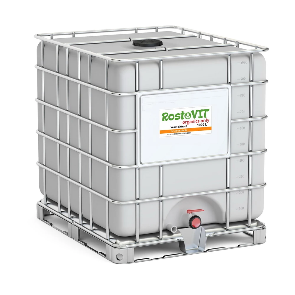 Liiquid органическое удобрение 1000 л стимулятор для цитрусовых растений RostoVIT биологовое удобрение натуральный дрожжевой экстракт