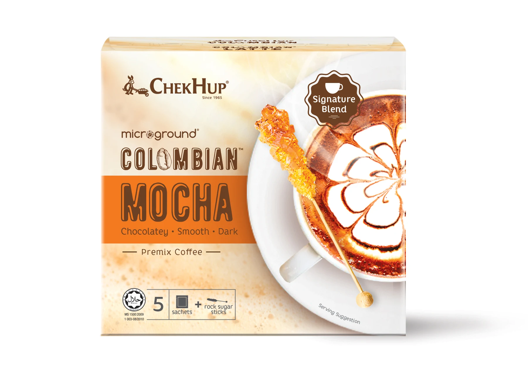 Chocolatey And Smooth Taste Of Chek Hup Microground Colombian Mocha With Caffeinated Feature From Malaysia