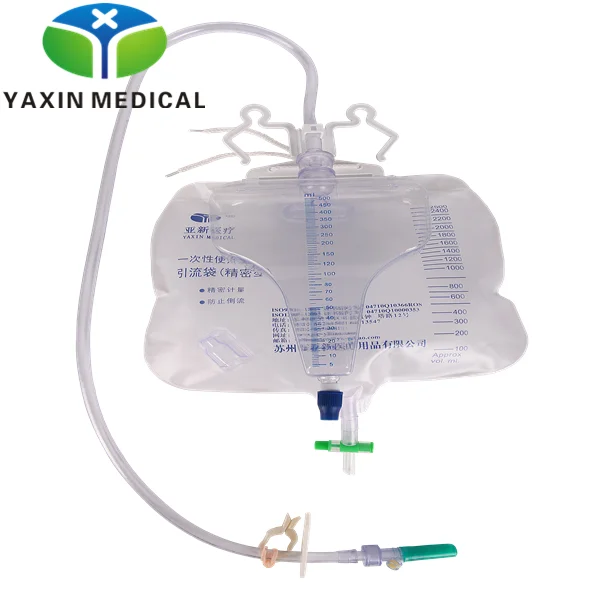 Disposable medical urine drainage bag 2500ml