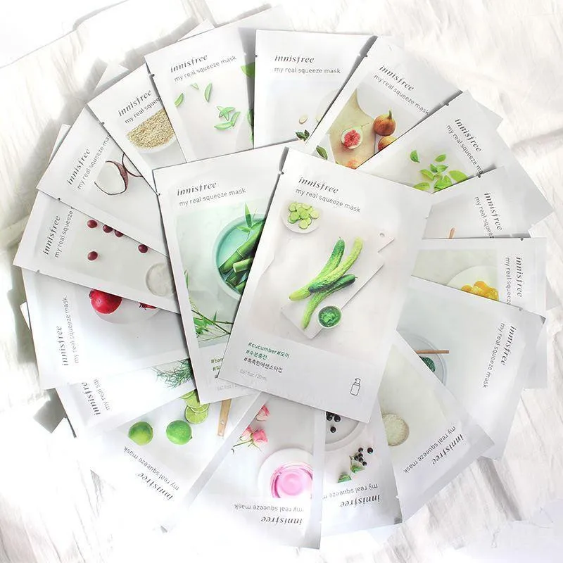 
[INNISFREE] My Real Squeeze Mask sheet, 13 types / Korean cosmetic Skin Care 